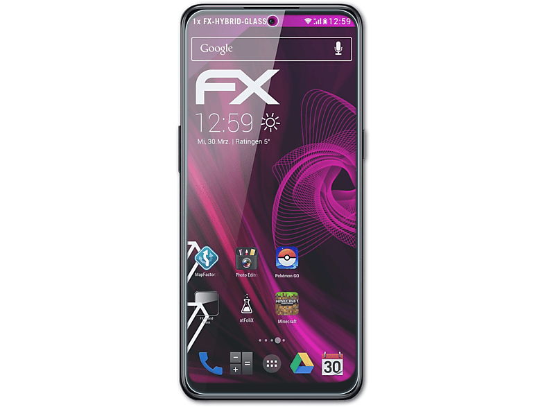 FX-Hybrid-Glass OnePlus Schutzglas(für 10T) ATFOLIX