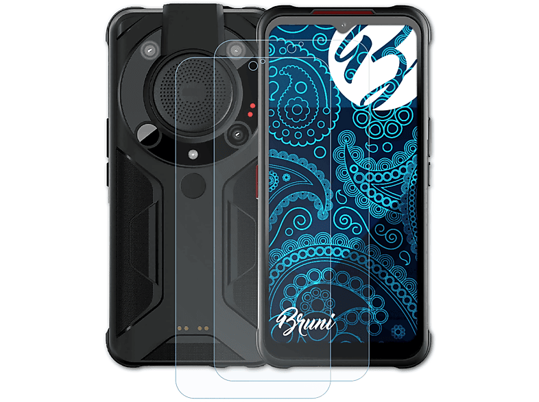 BRUNI 2x Basics-Clear Schutzfolie(für AGM Glory Pro)