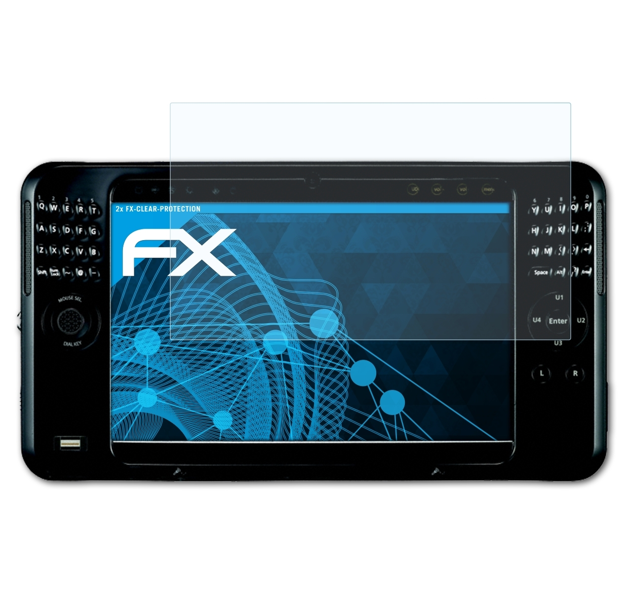 2x Q1Ultra-Pro Samsung 800 FX-Clear Baron) Displayschutz(für ATFOLIX