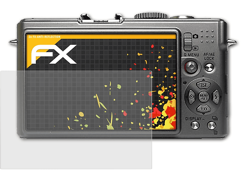 Großeinkauf ATFOLIX 3x FX-Antireflex Displayschutz(für Leica 4) D-Lux