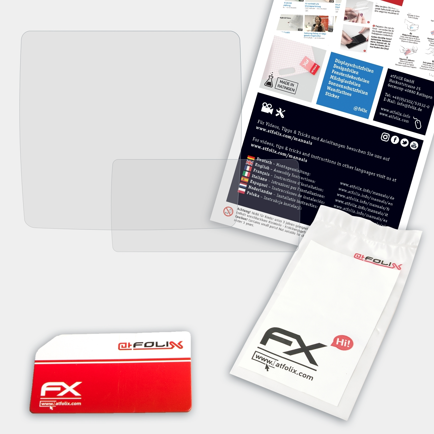 ATFOLIX FinePix Schutzglas(für S5 Pro) FX-Hybrid-Glass Fujifilm