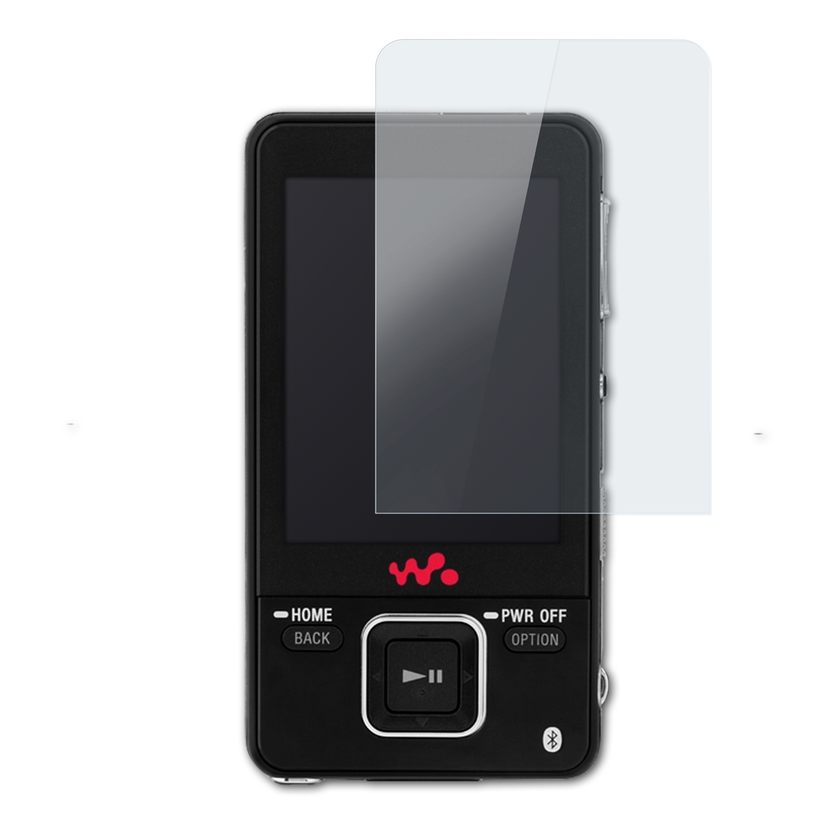 ATFOLIX FX-Hybrid-Glass Schutzglas(für Sony NWZ-A828) Walkman