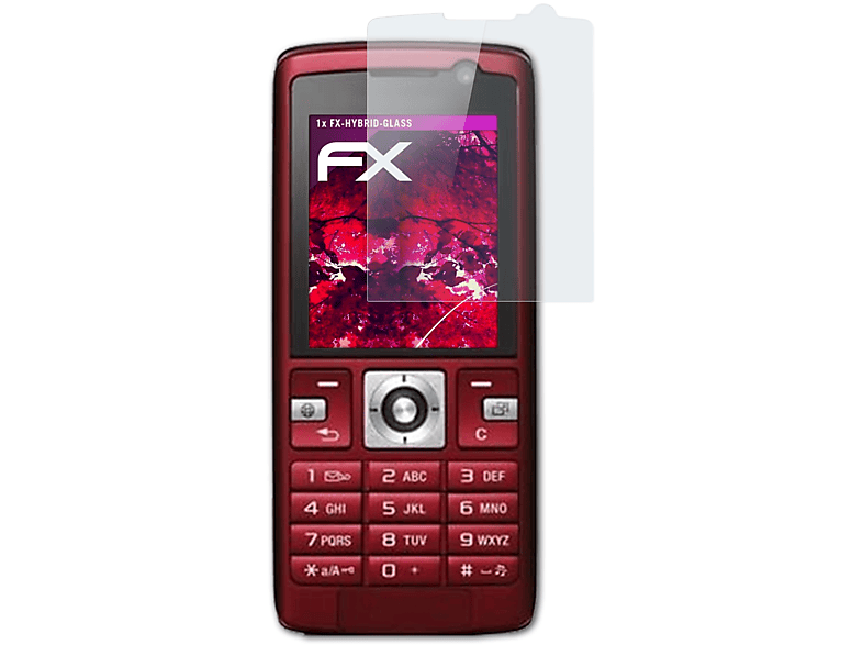 K610i) Schutzglas(für ATFOLIX Sony-Ericsson FX-Hybrid-Glass