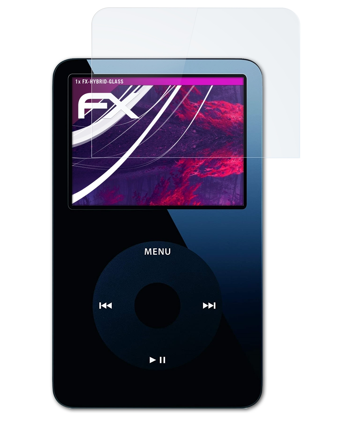 ATFOLIX FX-Hybrid-Glass Apple Schutzglas(für 5G) iPod video