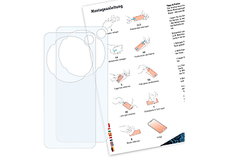 BRUNI 2x Basics-Clear Schutzfolie(für Sandisk Sansa e280)