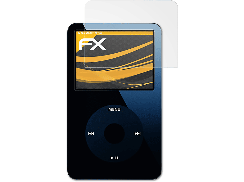 ATFOLIX 3x FX-Antireflex Displayschutz(für Apple iPod video 5G)
