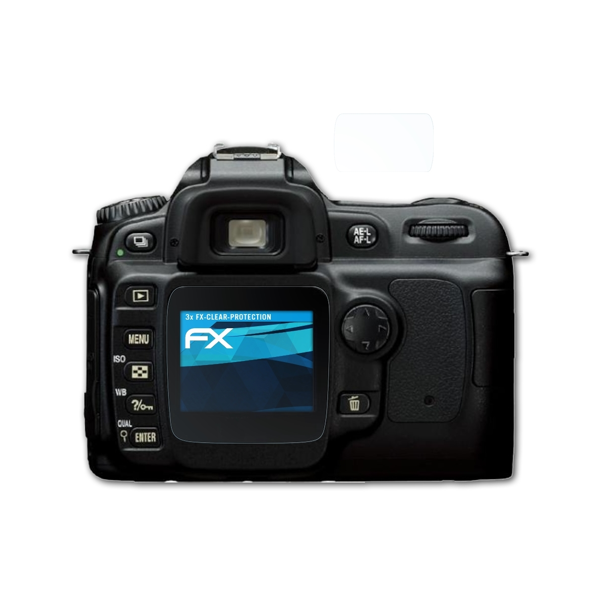D50) ATFOLIX Displayschutz(für FX-Clear Nikon 3x