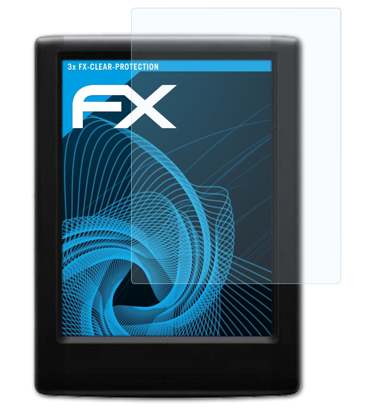 ATFOLIX 3x Bury 9060 CC Plus) FX-Clear Displayschutz(für
