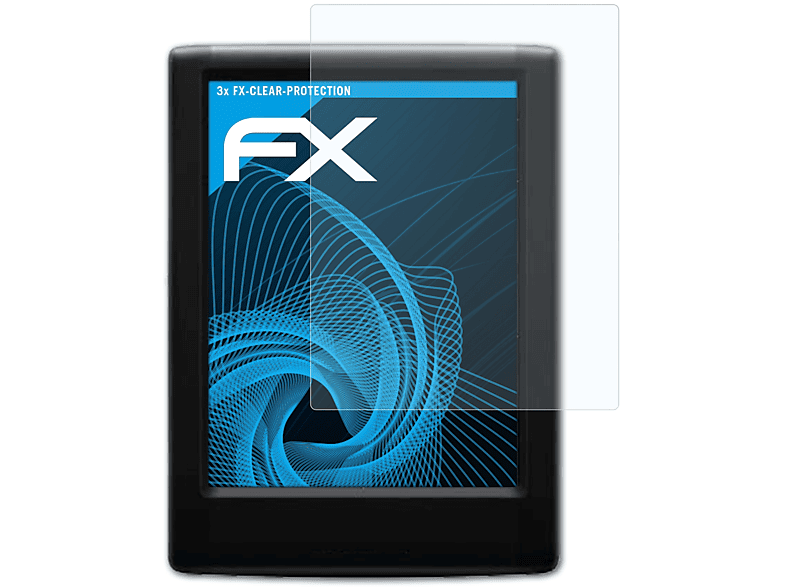 ATFOLIX 3x FX-Clear Displayschutz(für Plus) 9060 Bury CC