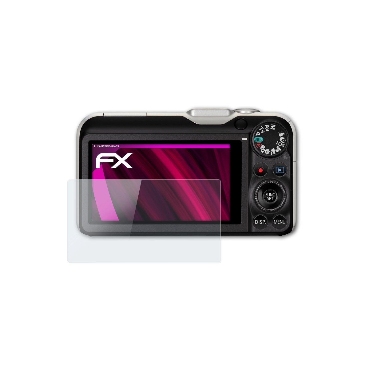 PowerShot FX-Hybrid-Glass ATFOLIX Canon SX230 Schutzglas(für HS)