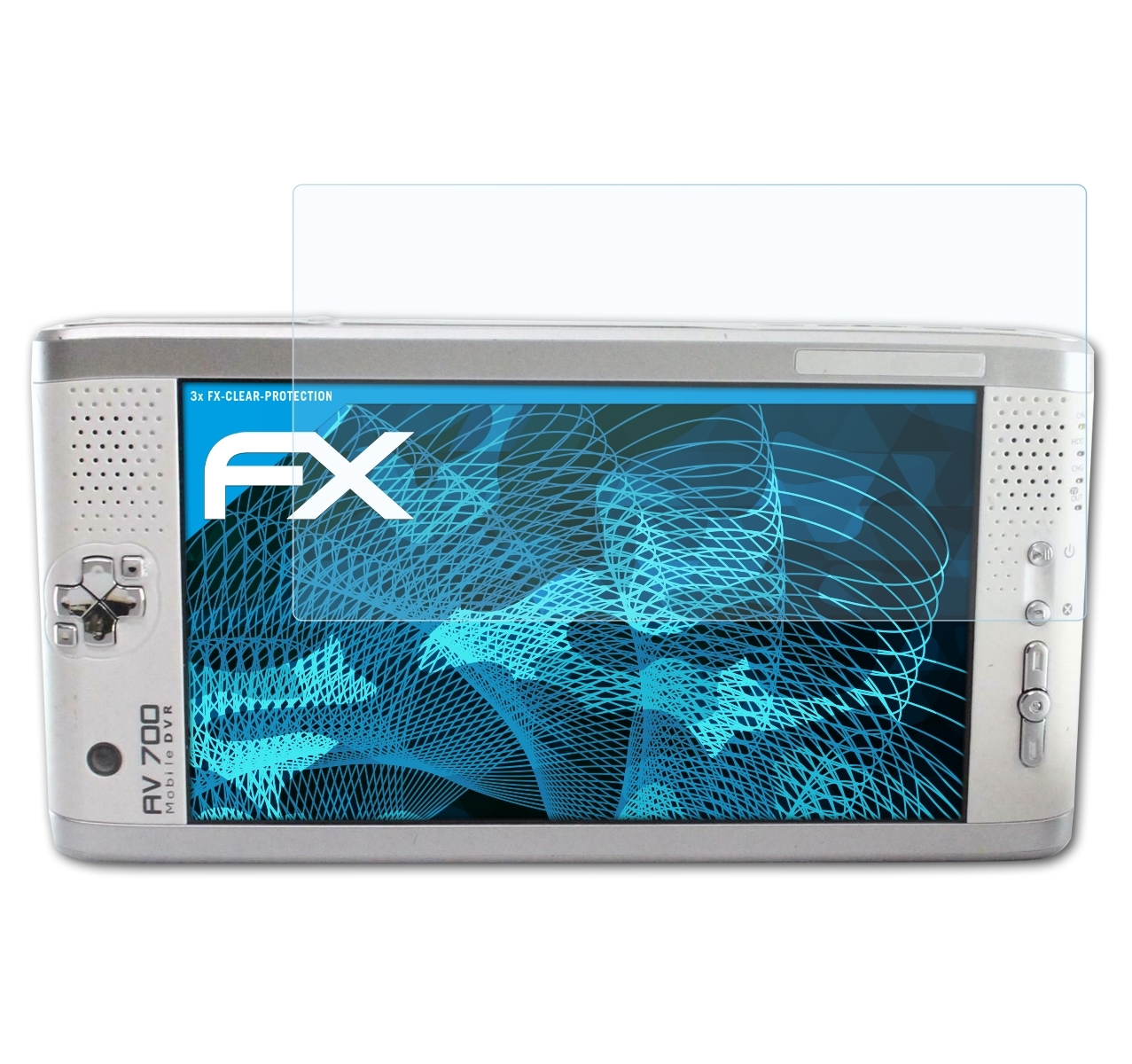 3x Displayschutz(für Archos ATFOLIX Av-700) FX-Clear