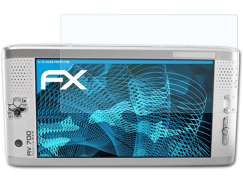 ATFOLIX 3x FX-Clear Displayschutz(für Archos Av-700)