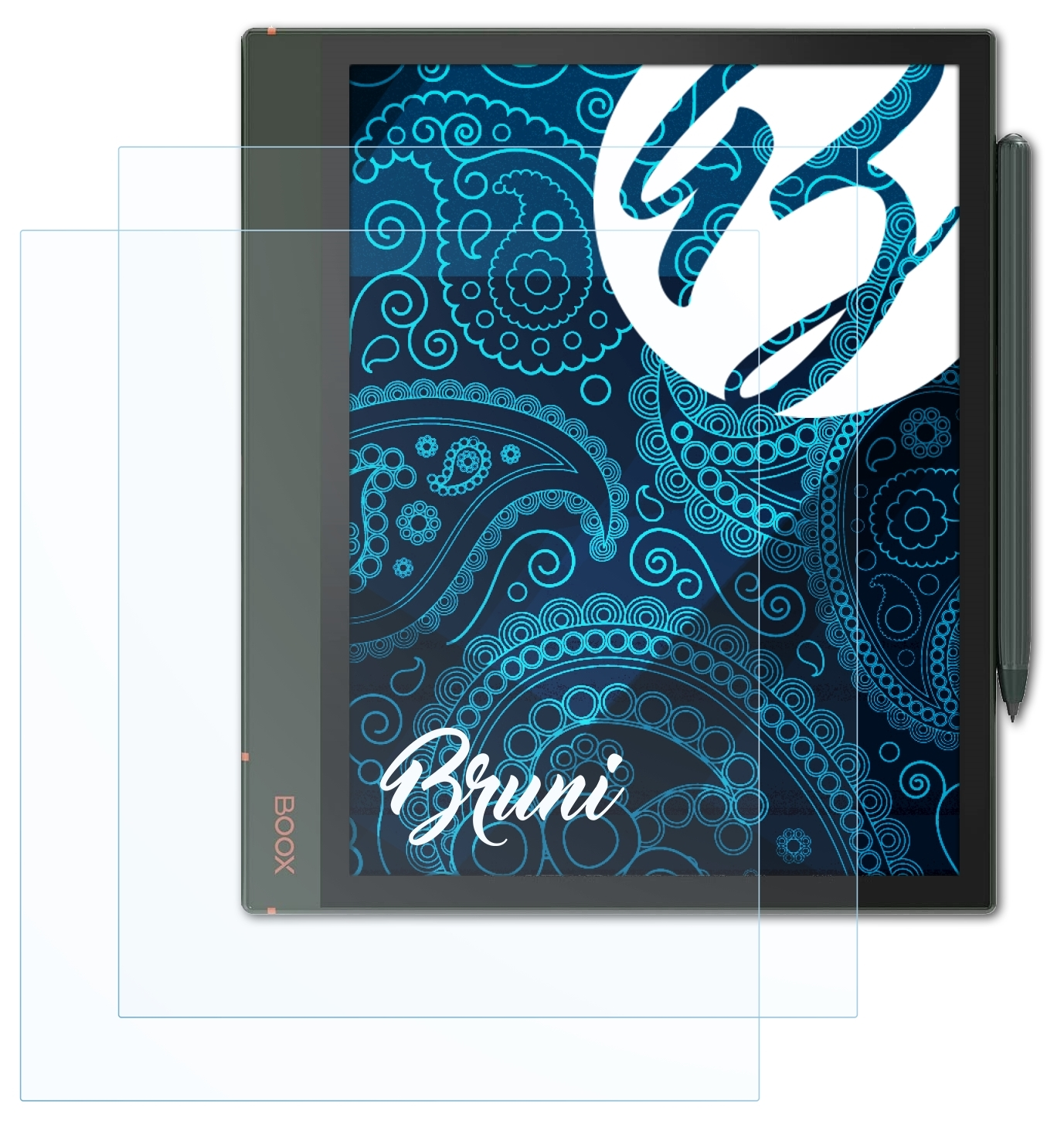 BRUNI 2x Basics-Clear Air2 Note Plus) BOOX Schutzfolie(für