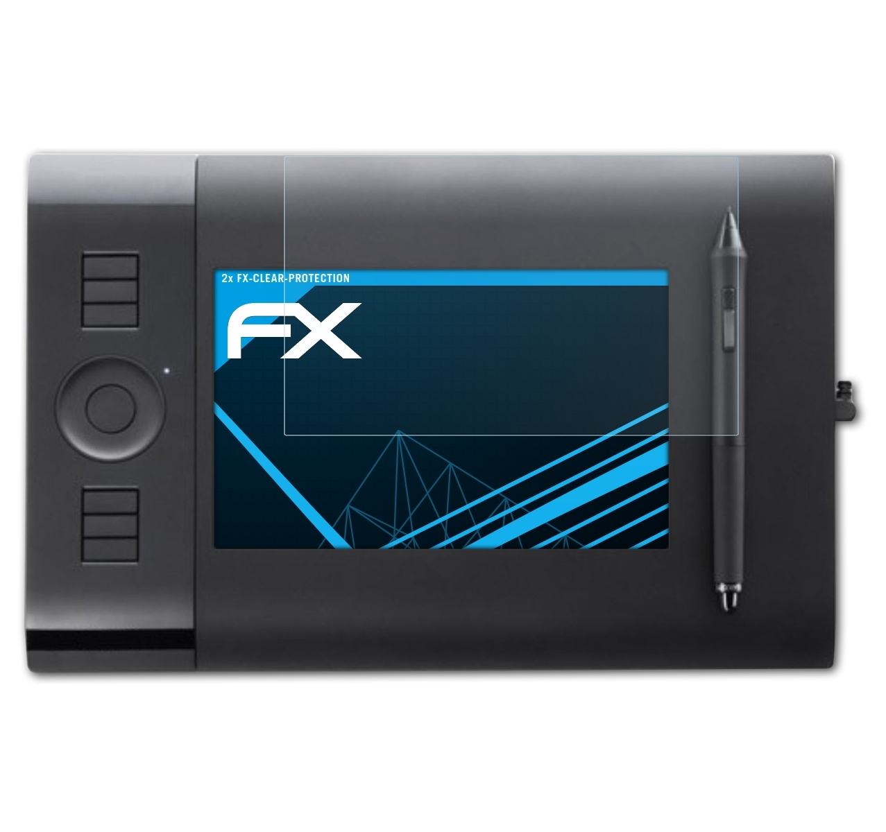 ATFOLIX 2x FX-Clear INTUOS4 Wacom Wireless) Displayschutz(für