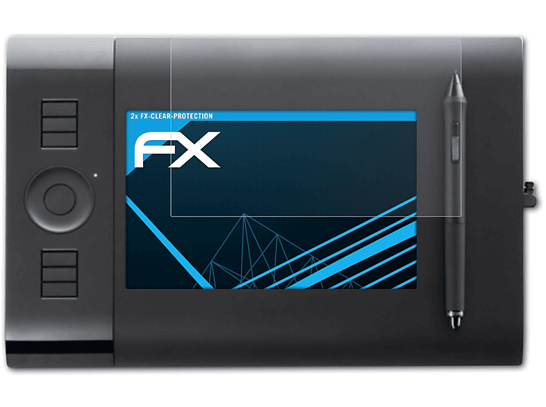 ATFOLIX 2x FX-Clear Displayschutz(für Wacom INTUOS4 Wireless)