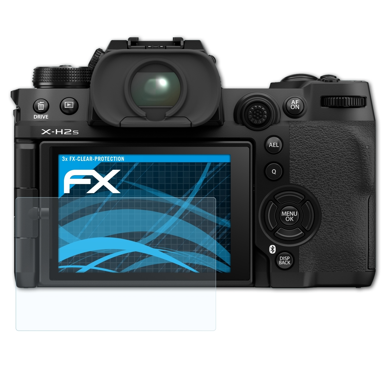 ATFOLIX 3x FX-Clear X-H2s) Displayschutz(für Fujifilm