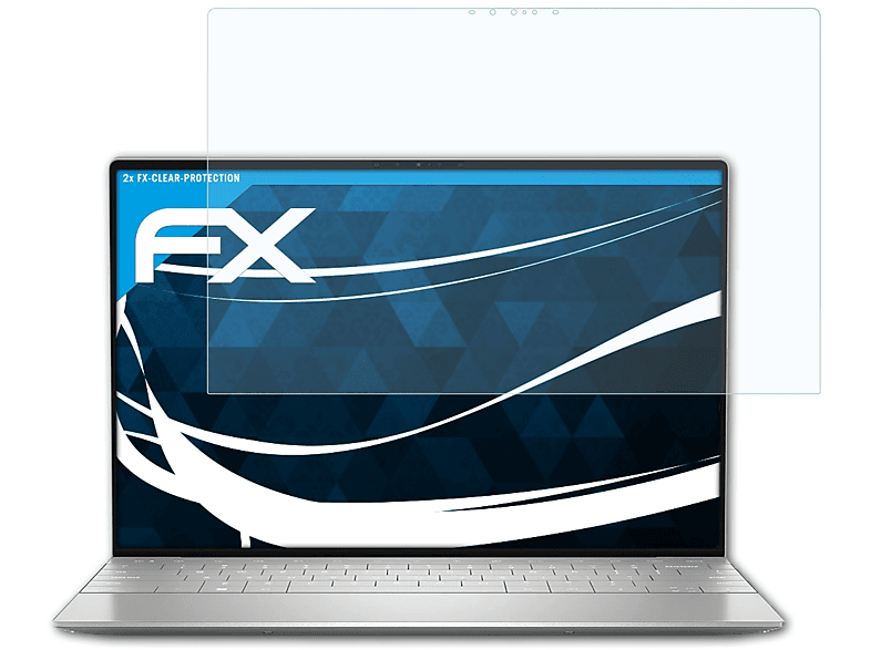 ATFOLIX 2x XPS 13 Displayschutz(für Plus) FX-Clear Dell
