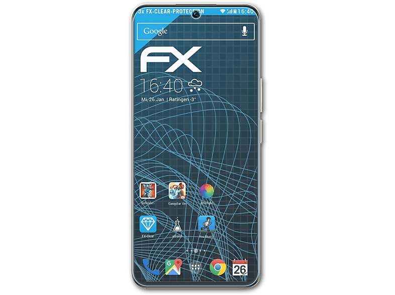 ATFOLIX 3x FX-Clear Displayschutz(für Honor X40i)