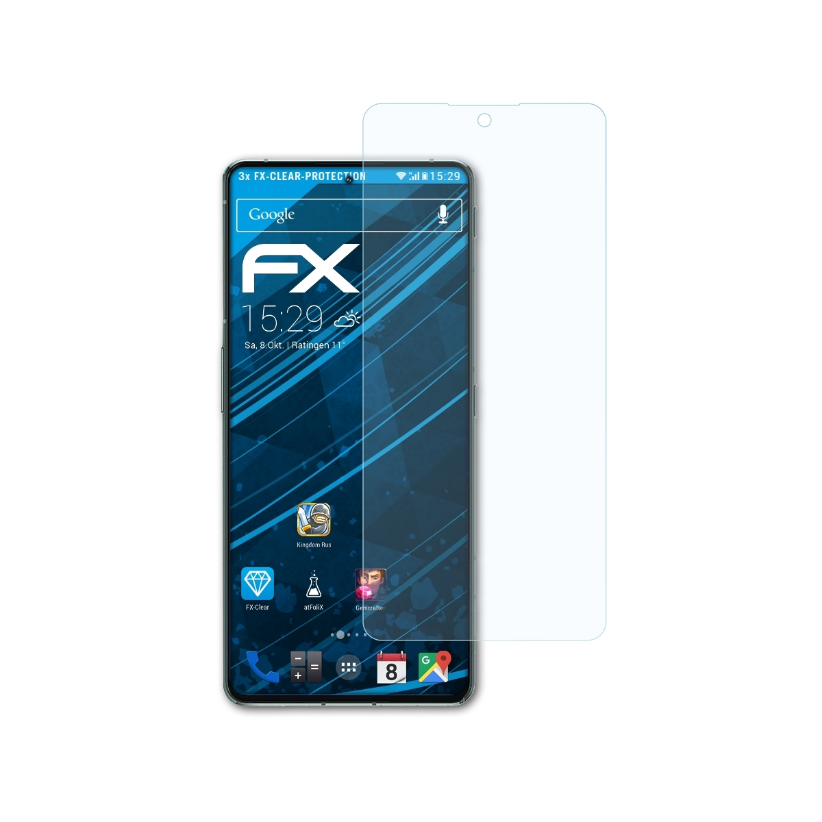 FX-Clear Nubia ATFOLIX Pro) Displayschutz(für 3x Z40S