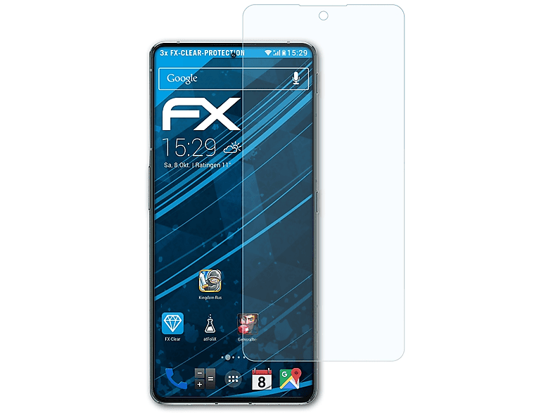 FX-Clear Nubia ATFOLIX Pro) Displayschutz(für 3x Z40S