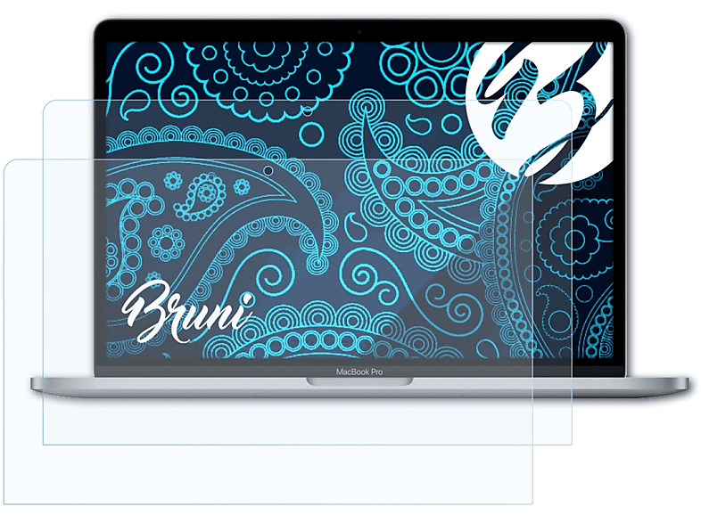 BRUNI Schutzfolie(für Apple (2022)) Pro Basics-Clear MacBook 2x
