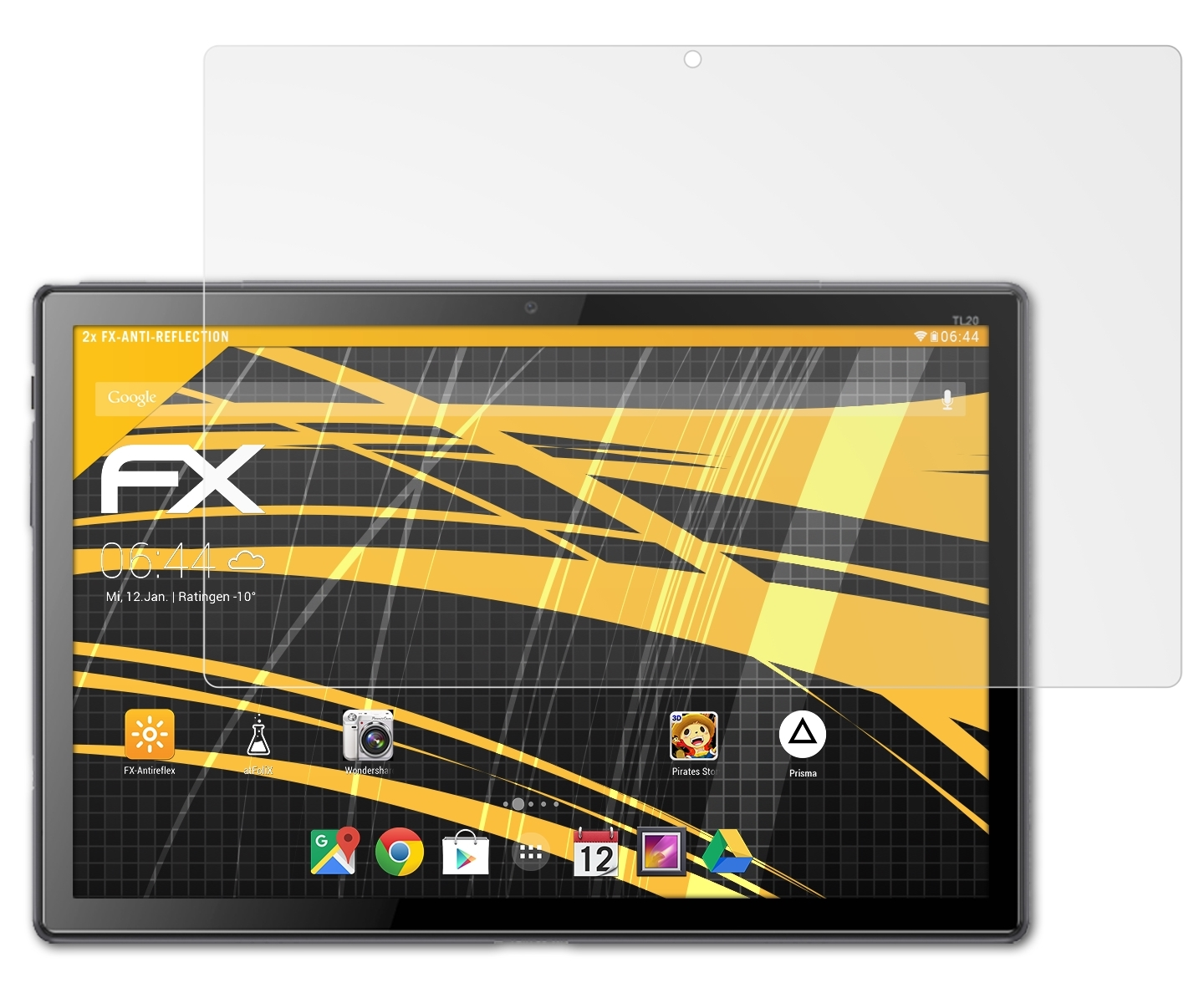 Beafon TAB-Pro ATFOLIX Displayschutz(für TL20) FX-Antireflex 2x