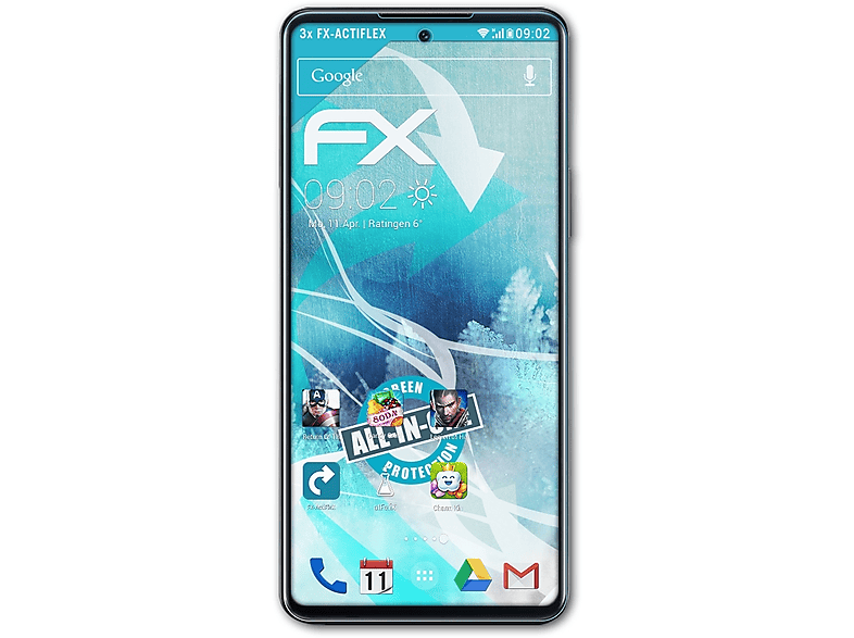 ATFOLIX 3x FX-ActiFleX Displayschutz(für Infinix Note 12 VIP)