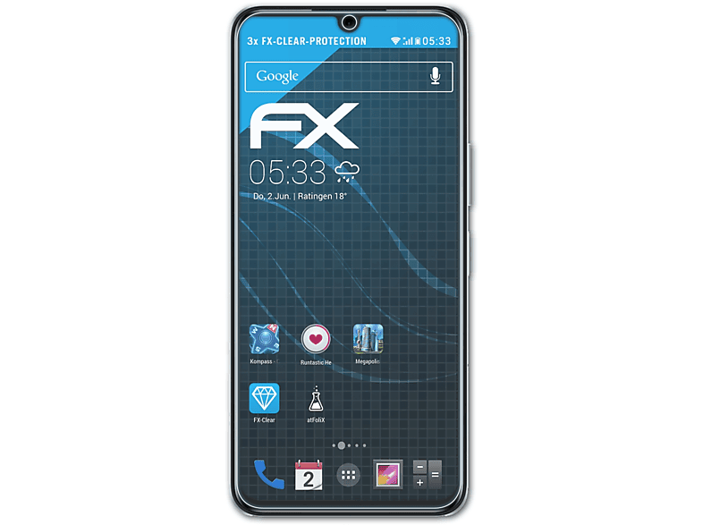 Note FX-Clear 3x Infinix G88) 12 Displayschutz(für ATFOLIX