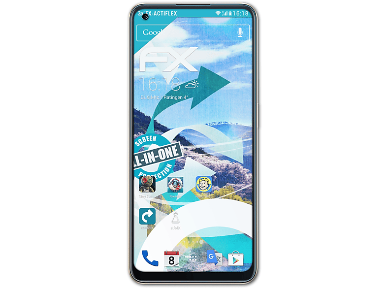 Oppo ATFOLIX FX-ActiFleX 3x Displayschutz(für Reno8)