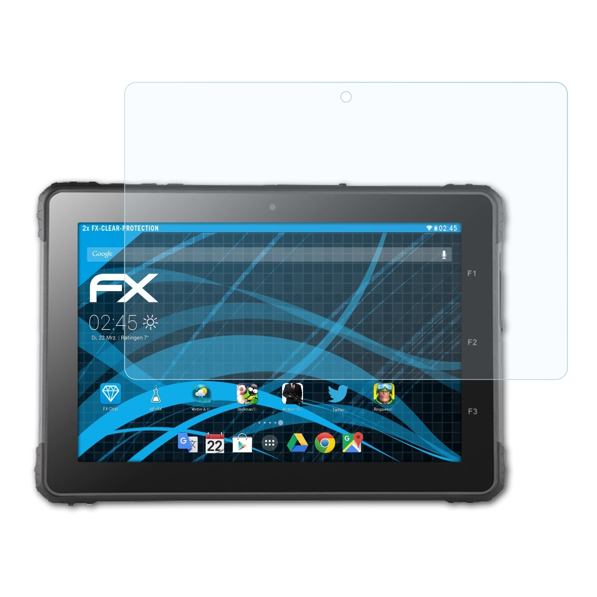 FX-Clear Z10) Displayschutz(für ATFOLIX Tab 2x Pokini