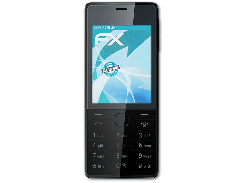 ATFOLIX 3x FX-ActiFleX Displayschutz(für 515) Nokia
