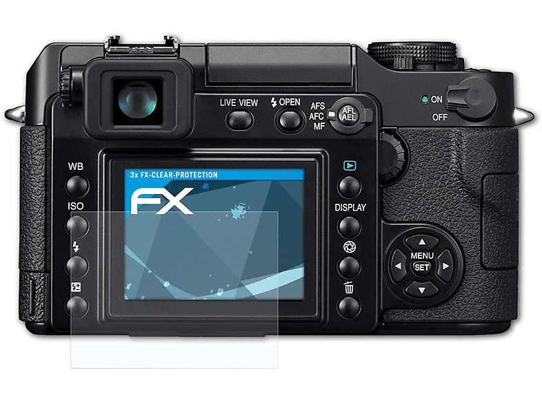 ATFOLIX Lumix DMC-L1) FX-Clear 3x Displayschutz(für Panasonic