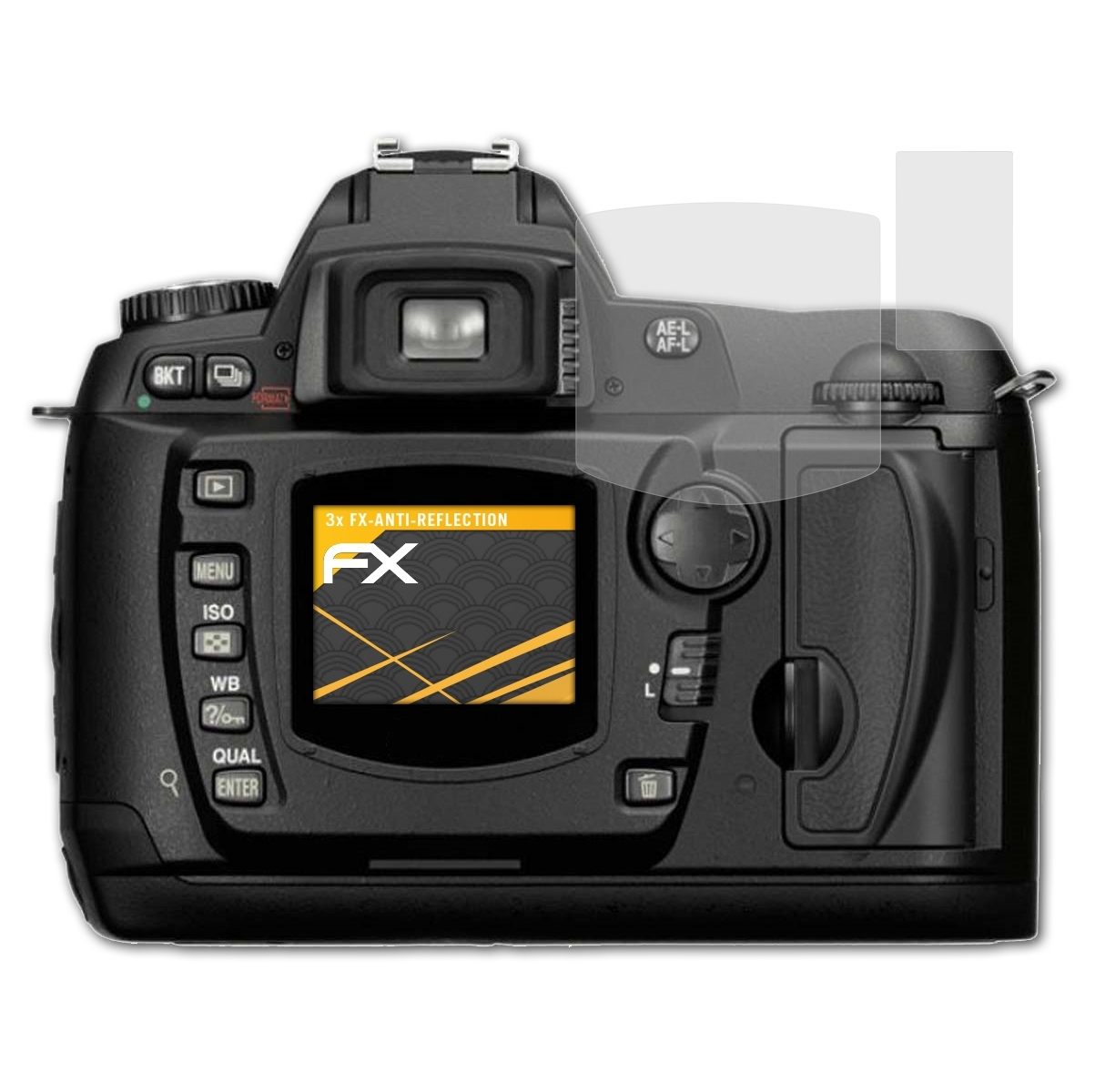 ATFOLIX 3x FX-Antireflex Nikon D70) Displayschutz(für