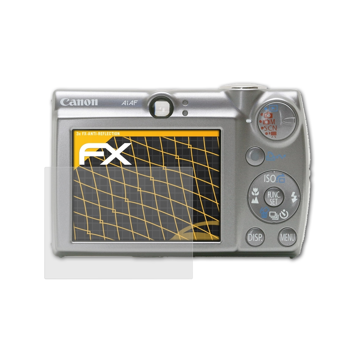 IS) IXUS 3x ATFOLIX Displayschutz(für FX-Antireflex Digital 850 Canon