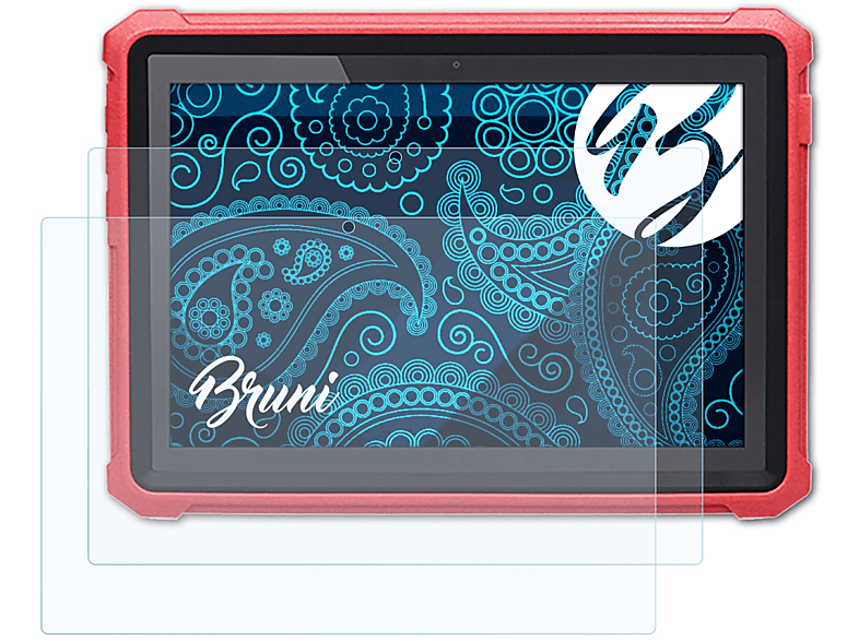 BRUNI 2x Pro Basics-Clear Euro Schutzfolie(für Launch HD+) X-431