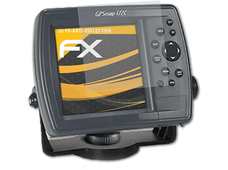 3x Displayschutz(für ATFOLIX Garmin FX-Antireflex 172c) GPSMap
