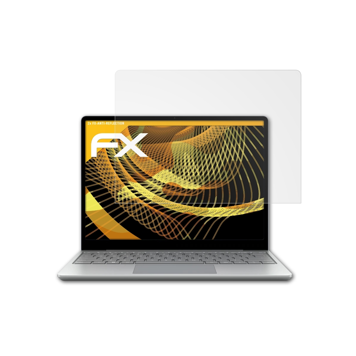 ATFOLIX 2x FX-Antireflex Displayschutz(für Microsoft Laptop Surface 2) Go