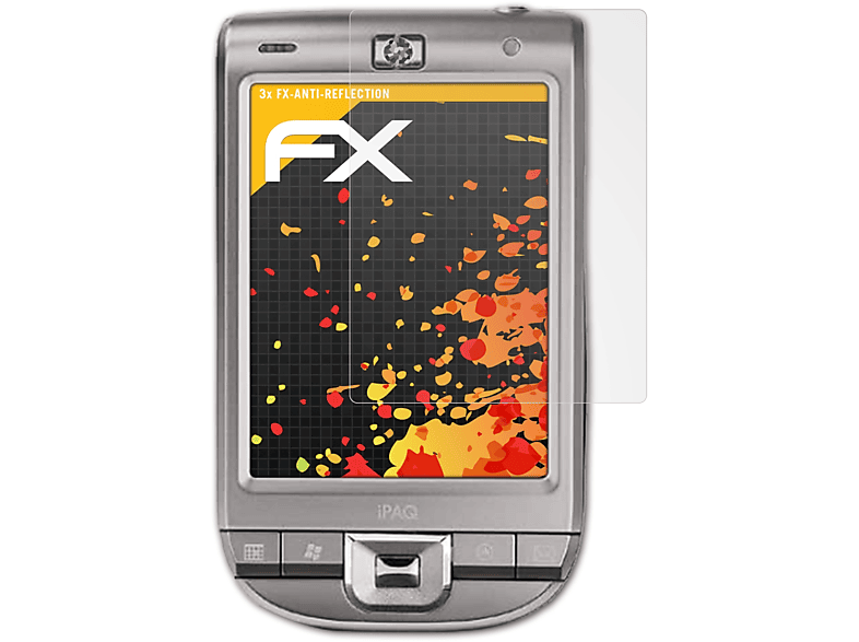ATFOLIX 3x FX-Antireflex iPaq 114) HP Displayschutz(für