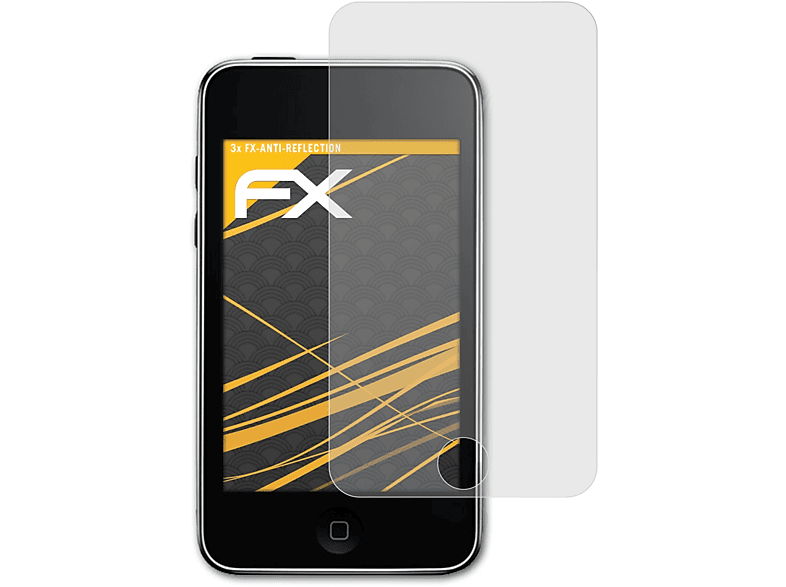 ATFOLIX 3x FX-Antireflex Displayschutz(für Apple iPod touch 3G)