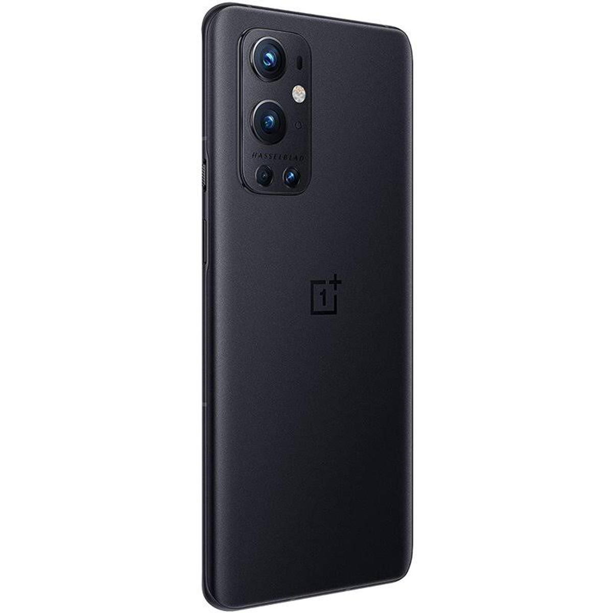 Black smartphone, back view. Three camera lenses and a flash are visible.