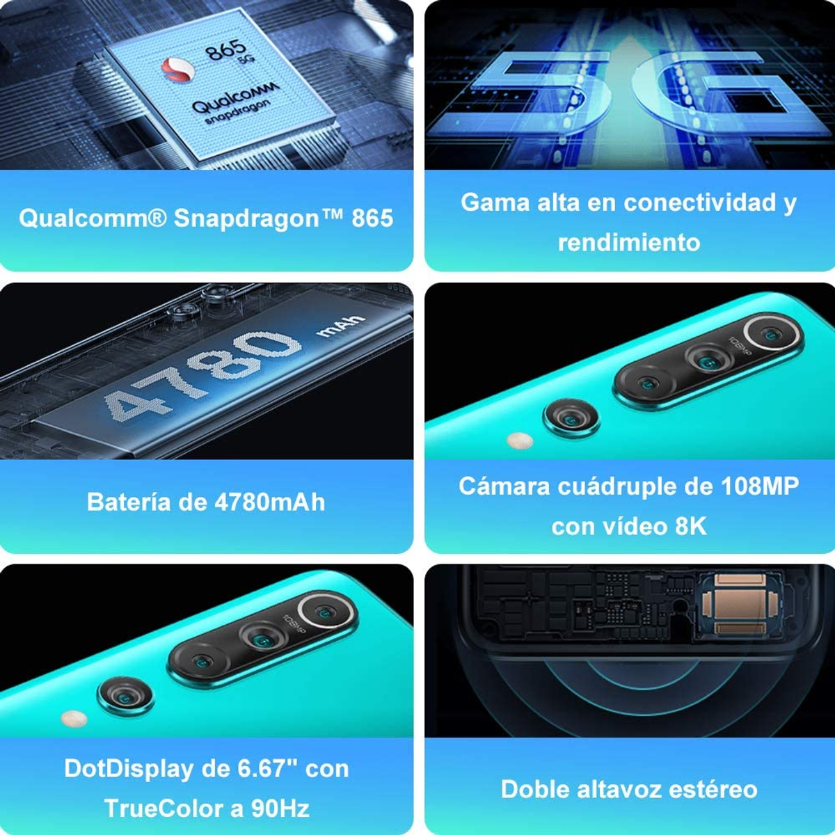 Telefon z detalami: Snapdragon 865, bateria 4780mAh, poczwórny aparat 108MP i więcej.