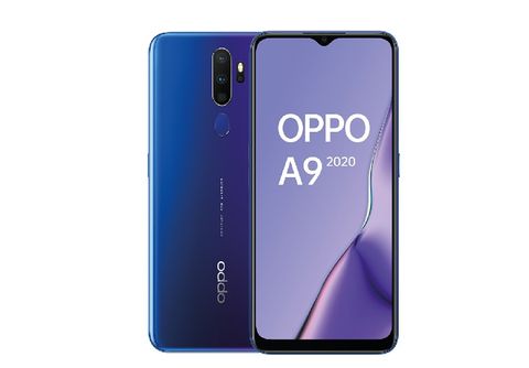 Móvil - OPPO Oppo A9 (2020), Azul, 128 GB, 4 GB RAM, 6,5 , HD+,  Snapdragon, 5000 mAh, Android