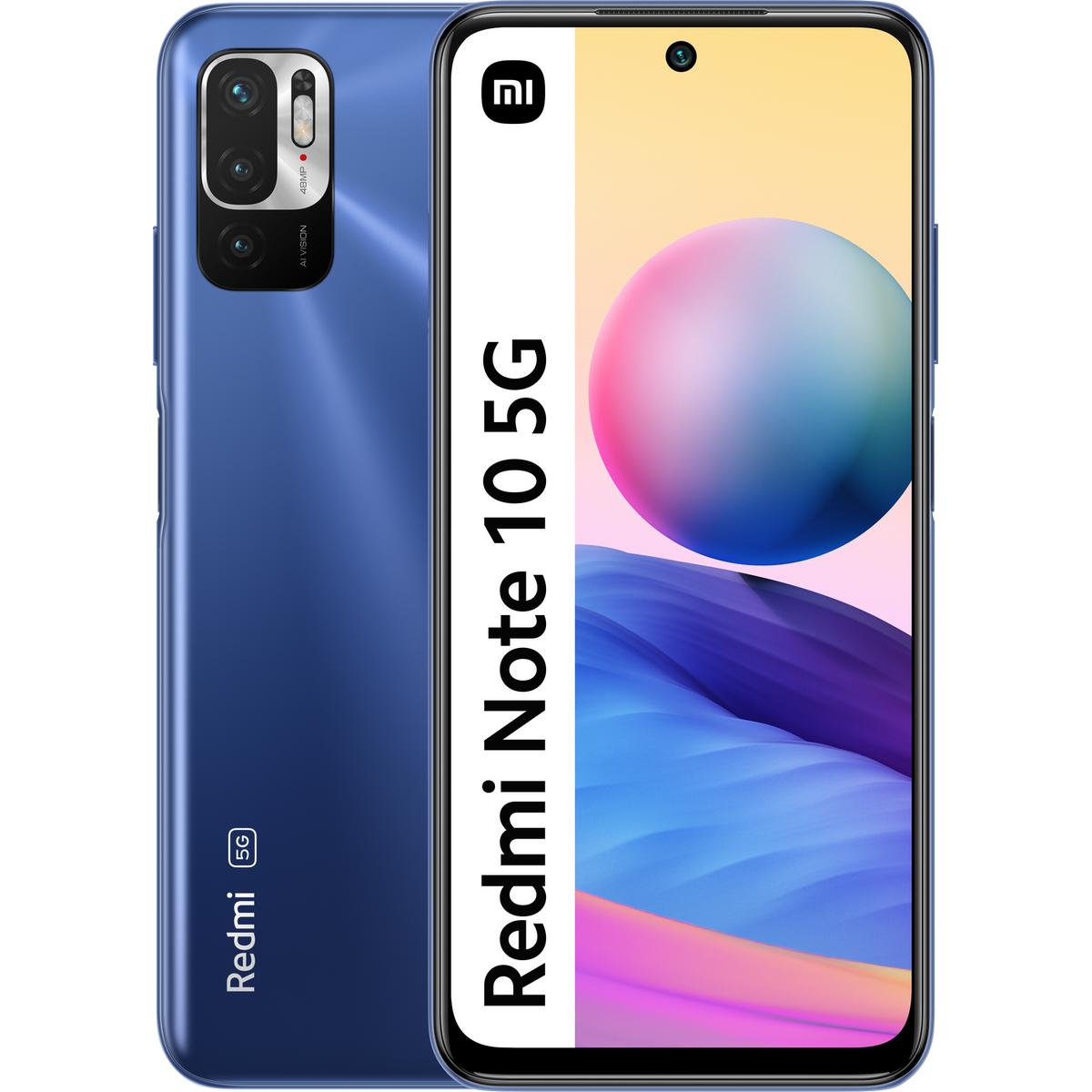 Móvil - Redmi Note 10 5G XIAOMI, Azul, 128 GB, 4 GB, 6,5 ", Full HD+, MediaTek 5000 mAhmAh