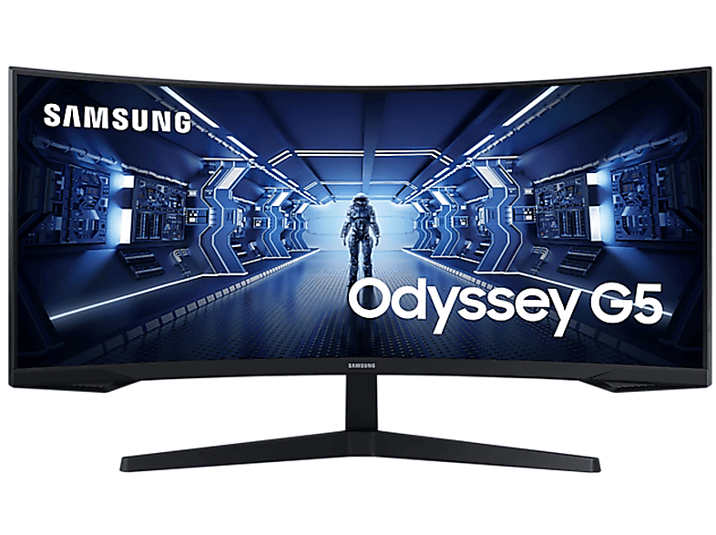 SAMSUNG Hertz 144 G5 31,5 Reaktionszeit nativ) Zoll , , 34 ms Monitor (1 Odyssey 165 (2020) G55T WQHD Hz