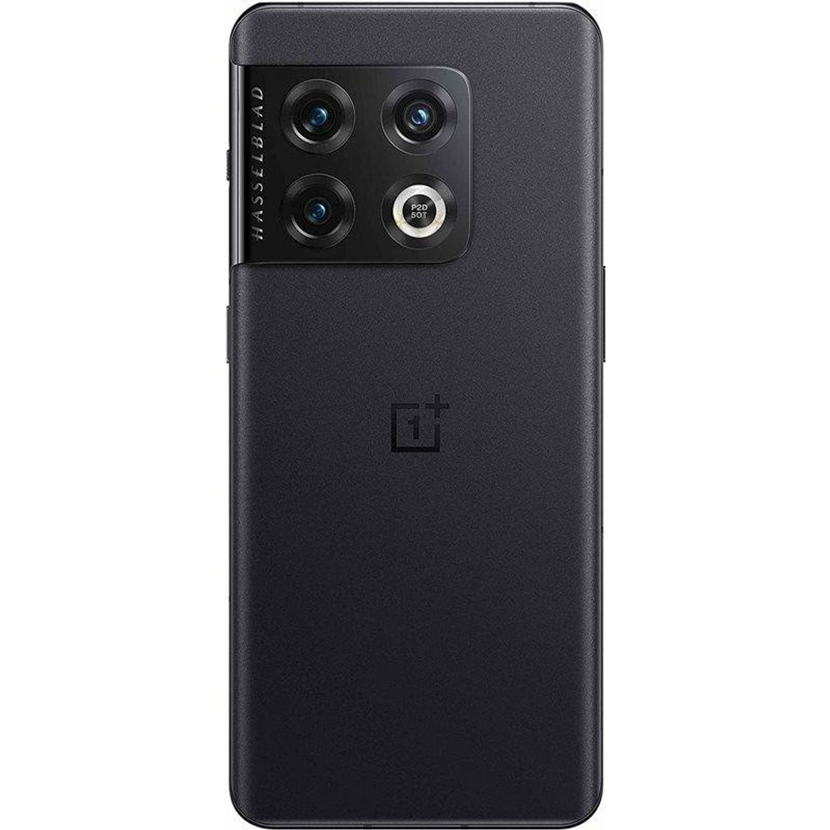 Tył czarnego smartfona z aparatem Hasselblad i logo OnePlus.