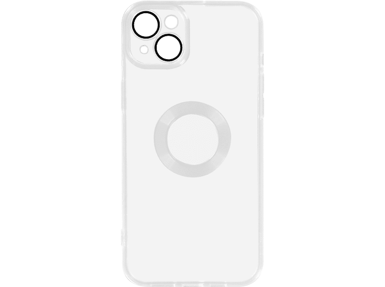 AVIZAR Transparente Silikonhülle im Series, Transparent Plus, Apple, Chrome-Style iPhone Backcover, 14