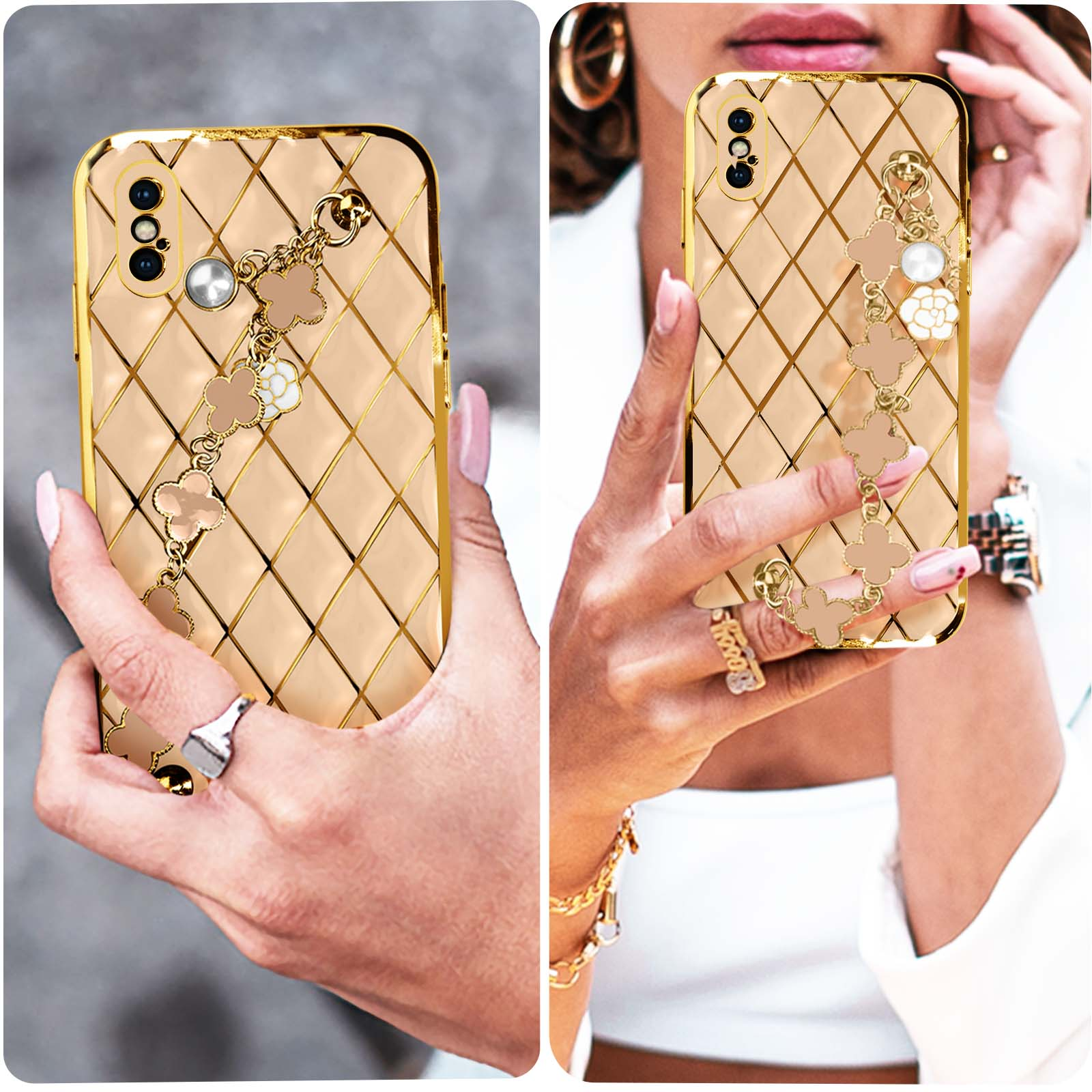 iPhone Apple, Series, Backcover, XS, Trend Rosa AVIZAR