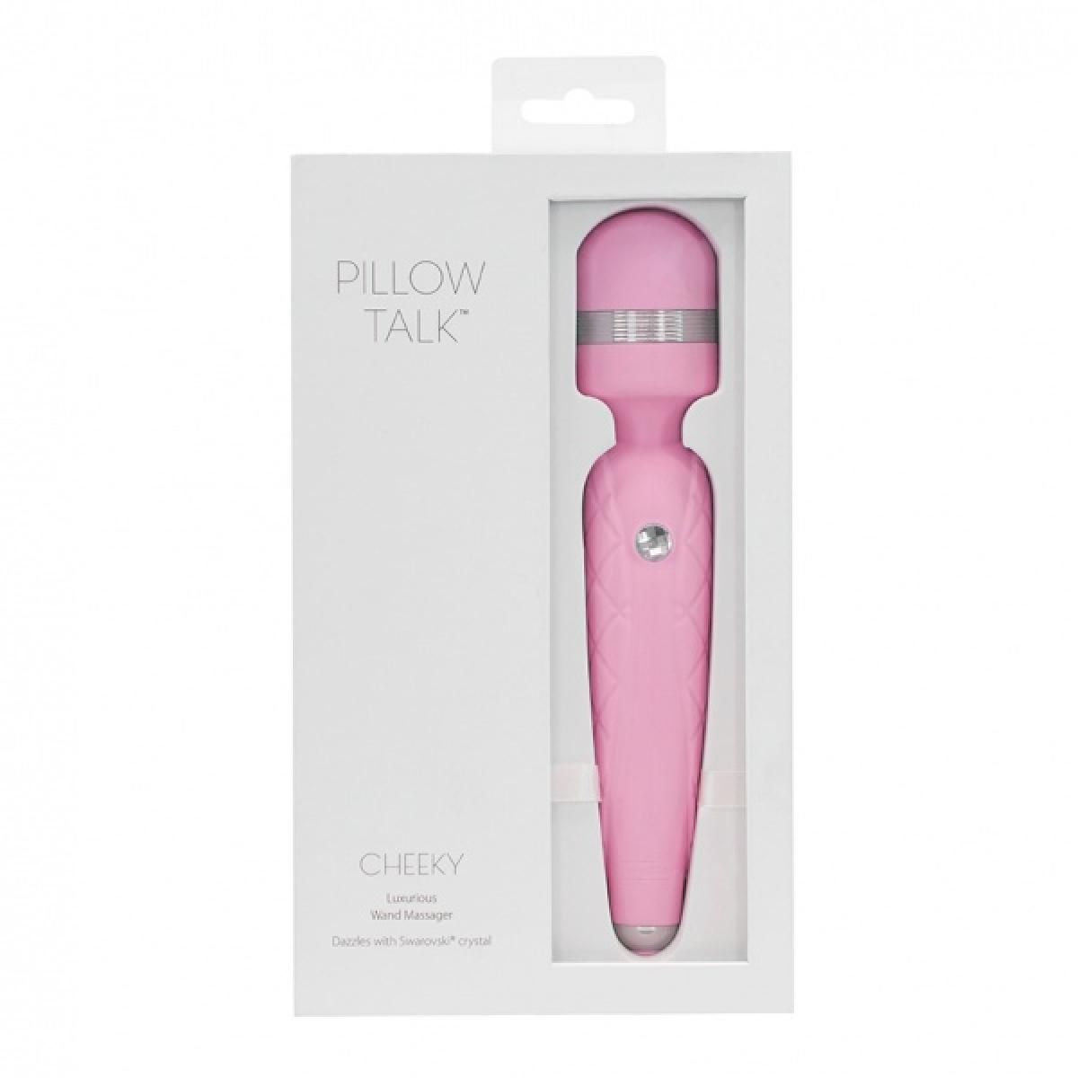 Cheeky PILLOW Rose TALK Talk Wand Vibrator wand-massager Pillow -