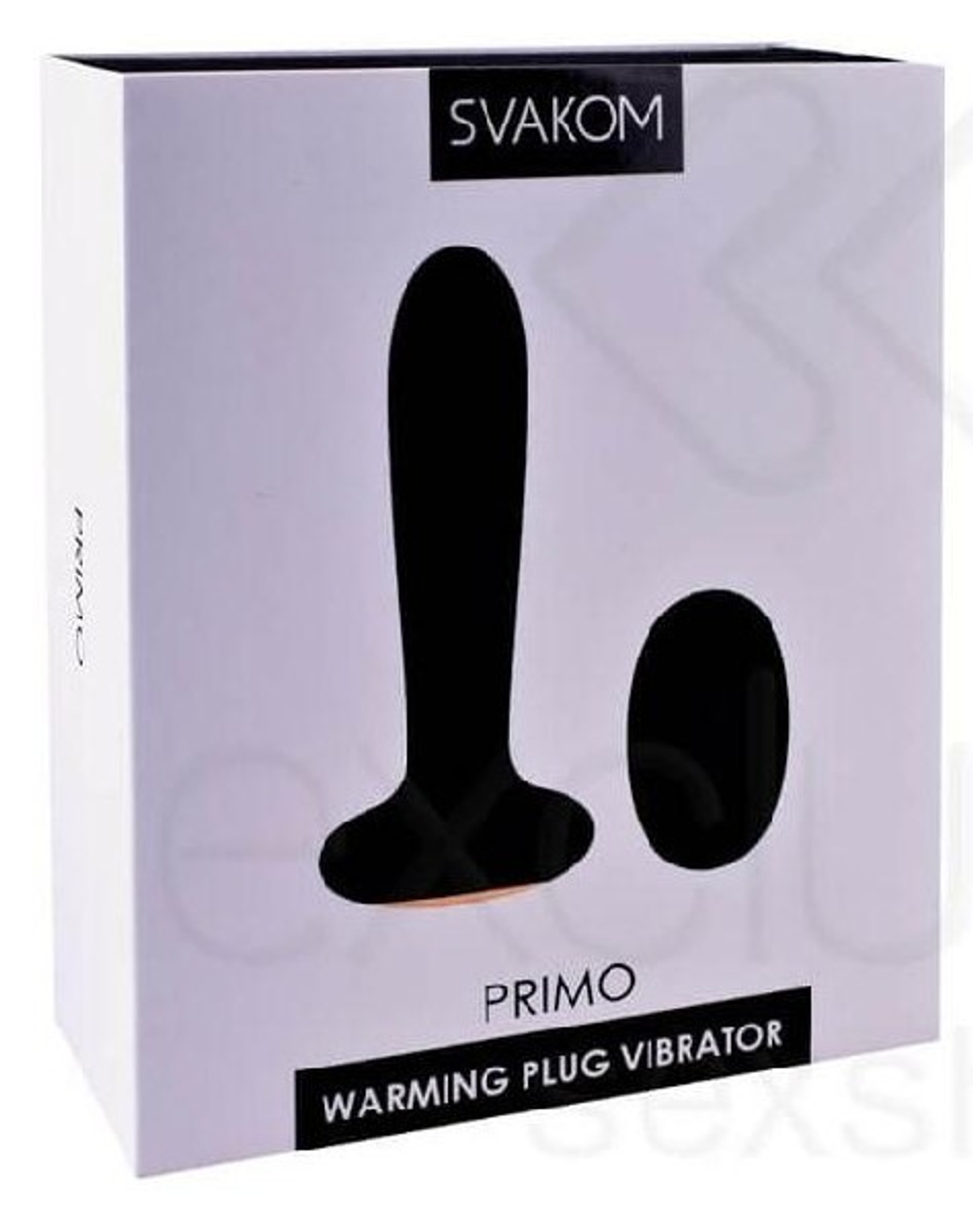 SVAKOM Zwart Verwarmende - Anaal Primo - SVAKOM analplugs-buttplugs Vibrator