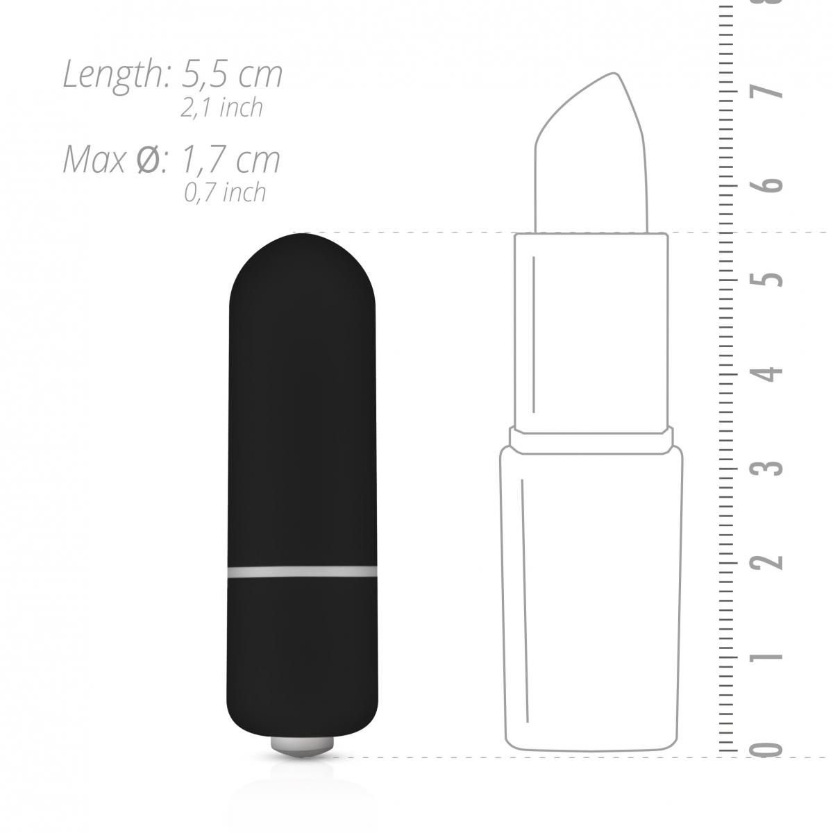 MINI - 10 EASYTOYS Bullet-Vibrator VIBE Schwarz COLLECTION Geschwindigkeiten mit mini-vibratoren
